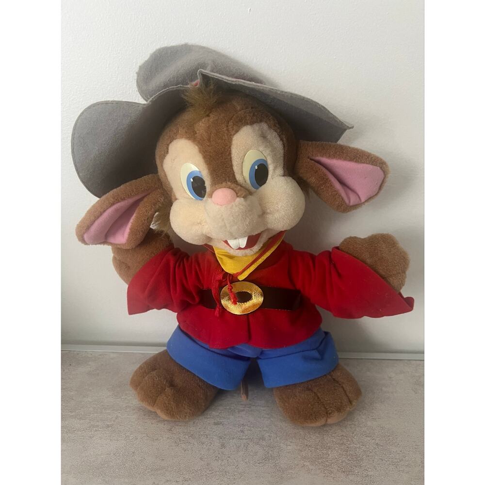Vintage Applause An American Tail: Fievel Goes West Mouse 12” Plush Toy 1991